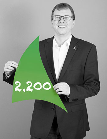 Logo-Abschlüsse pro Jahr